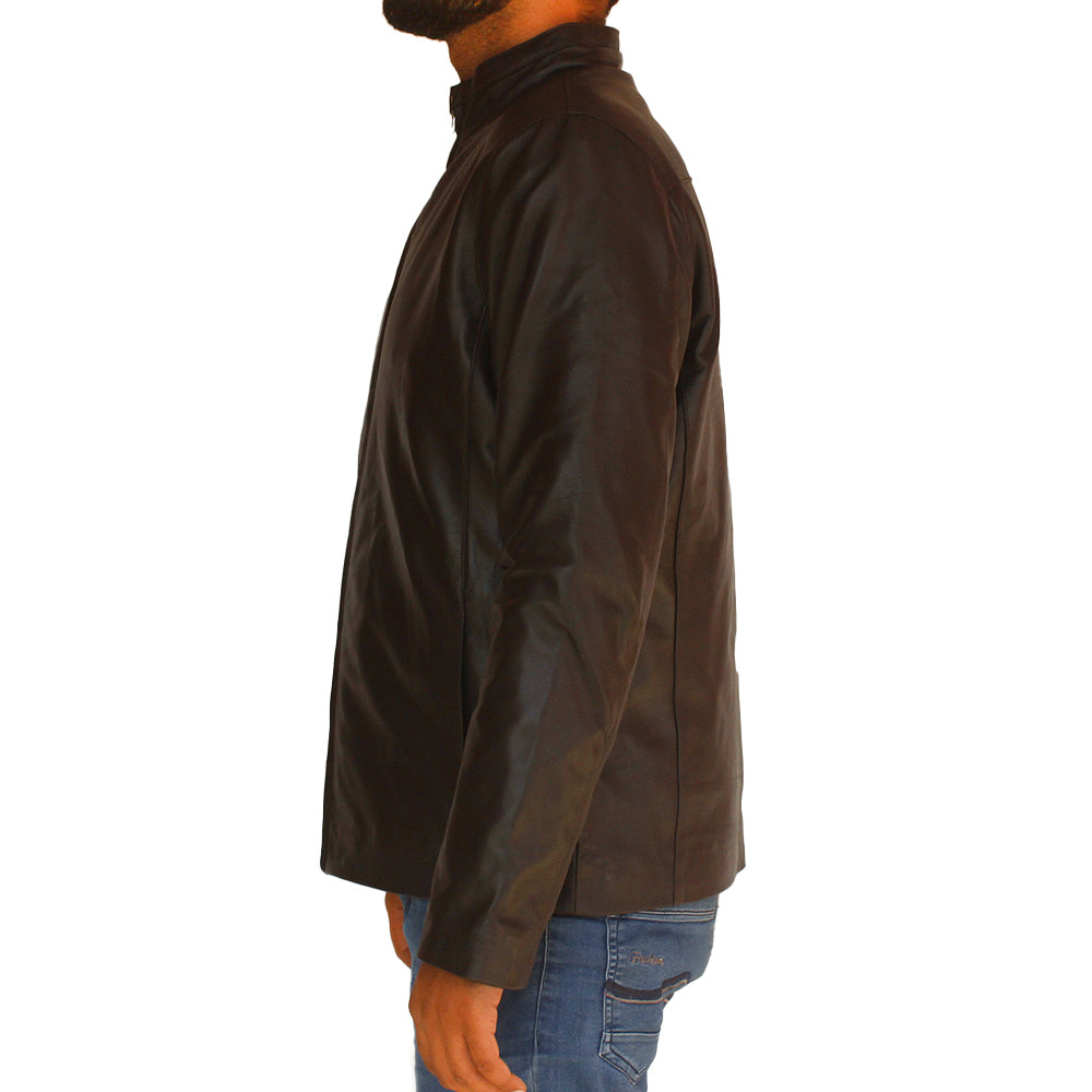 Men's Halloween Motorhead black cowhide jacket, photo 3
