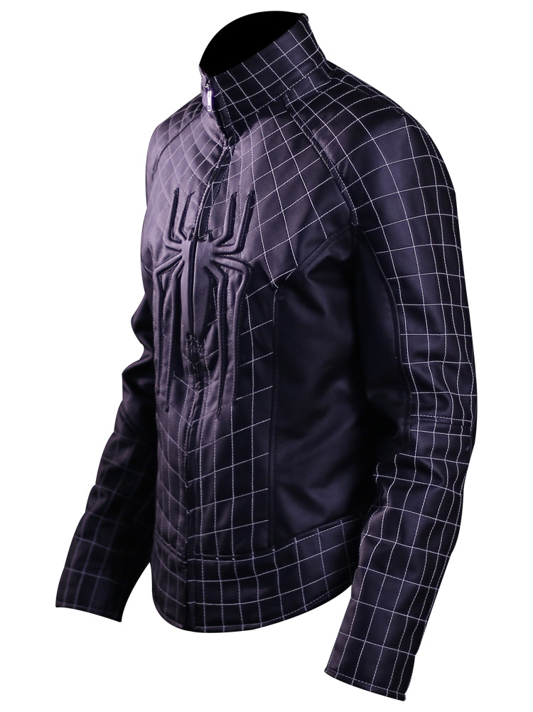 Spider-Man black jacket with red back logo, photo 2