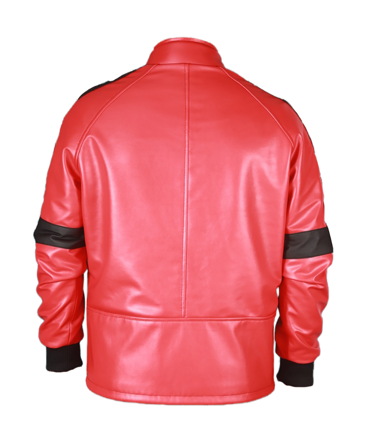 Smokey and the Bandit red faux leather biker jacket, photo 3