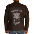 Men's Halloween Motorhead black cowhide leather jacket