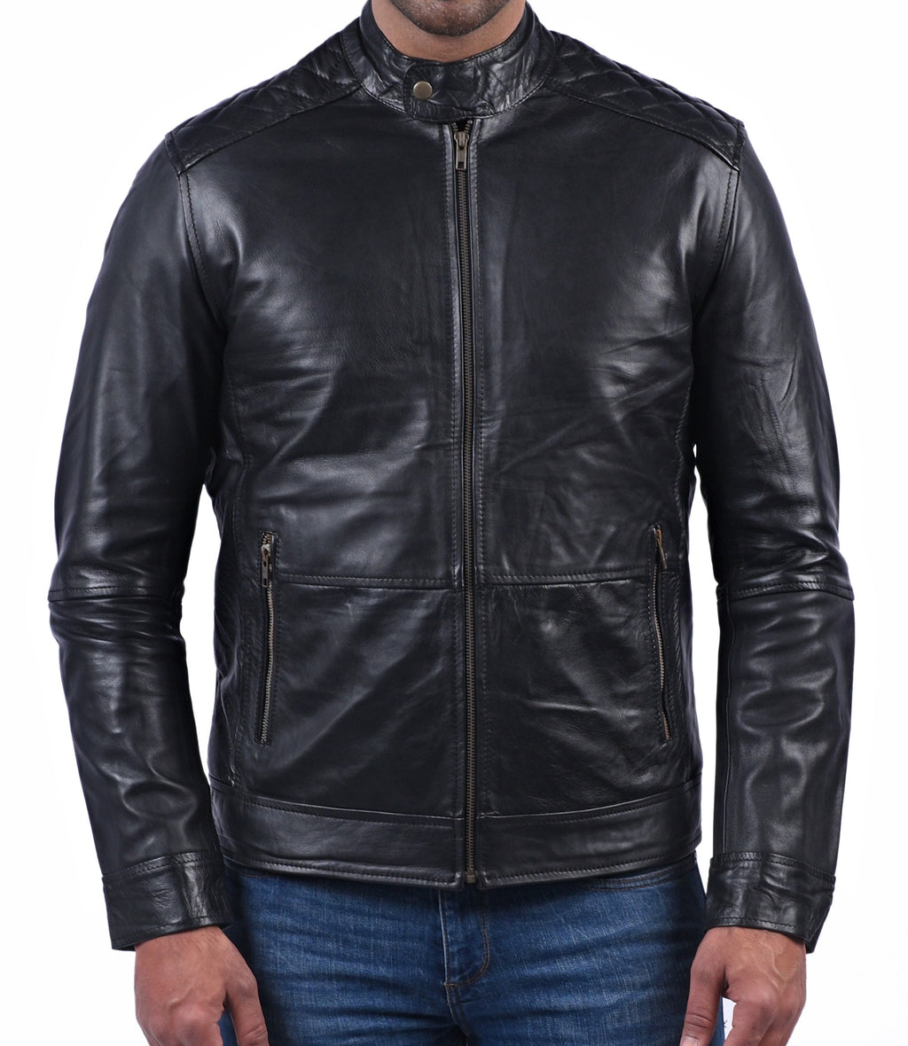 American flag skull print black sheepskin jacket, photo 5
