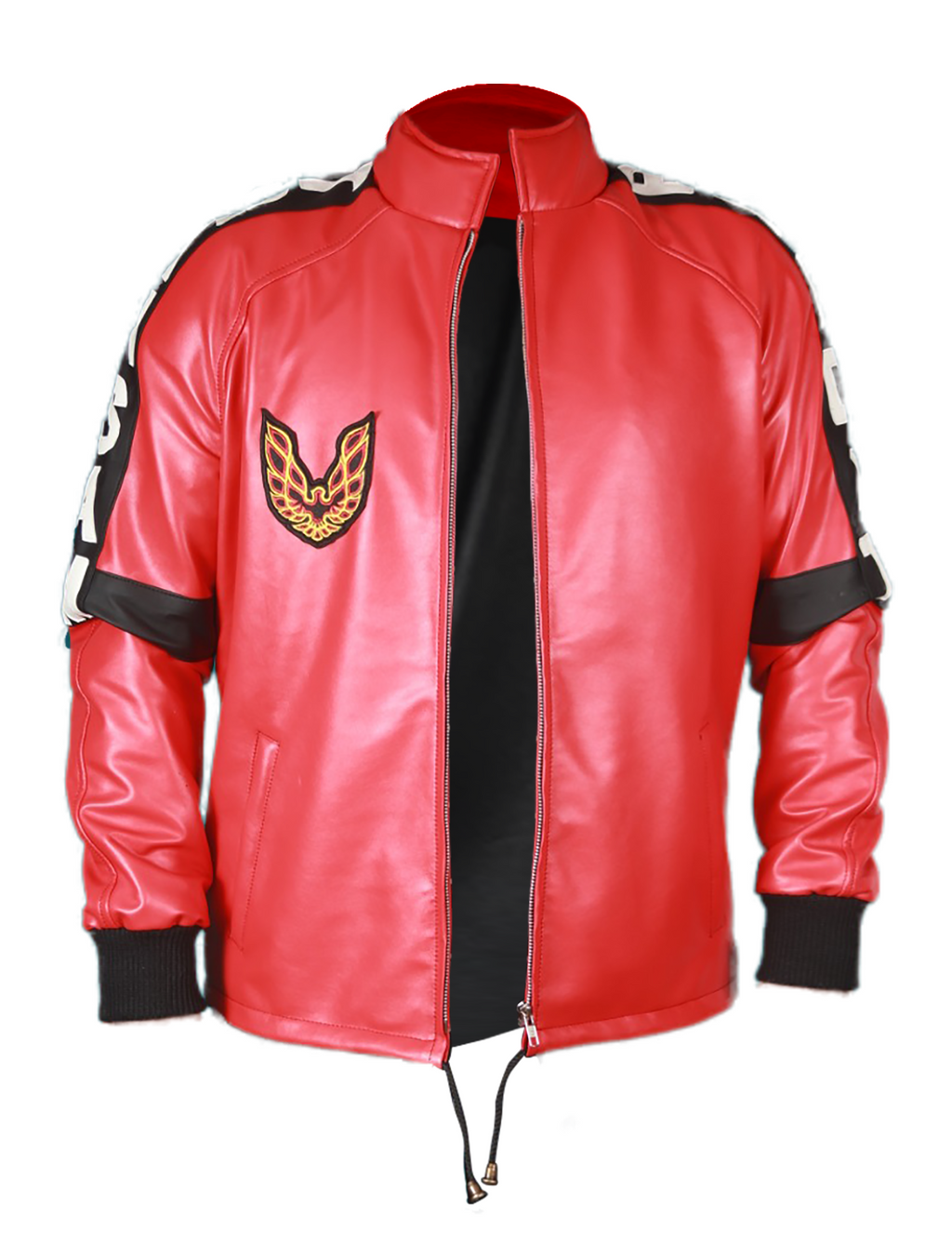 Smokey and the Bandit red faux leather biker jacket, photo 5