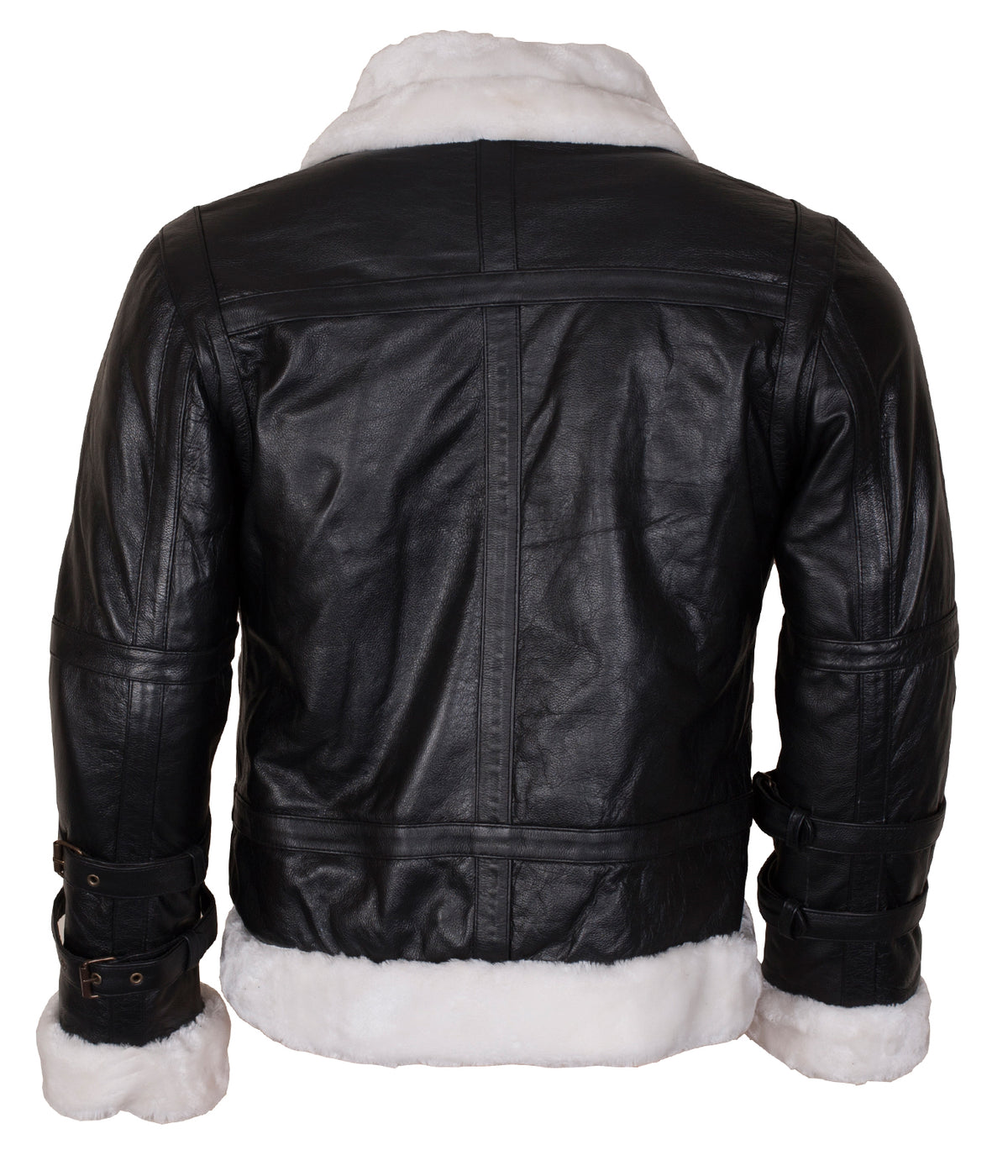 Arlesey black sheepskin B3 shearling bomber jacket, photo 2