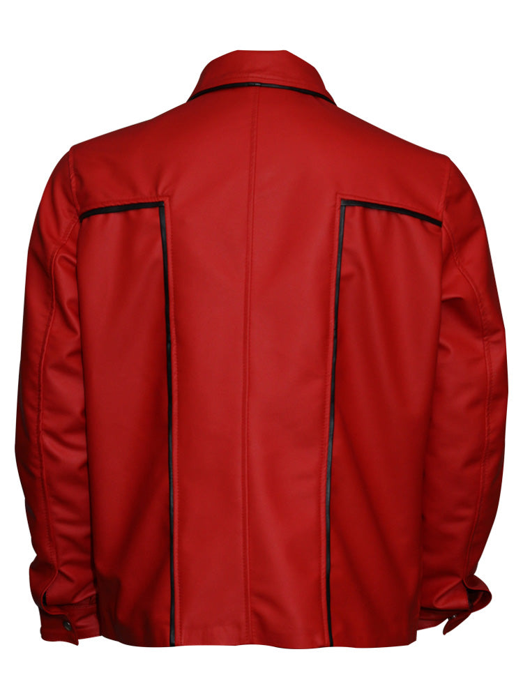 Elvis Presley red lambskin leather jacket, photo 3