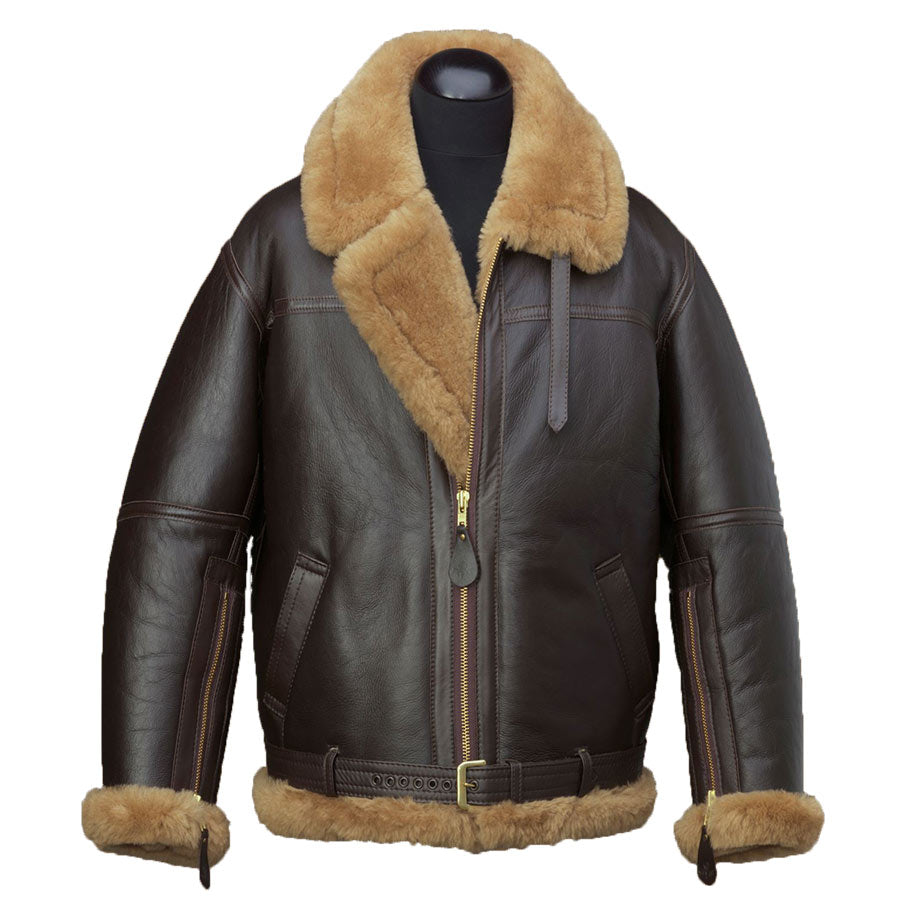 Aquaman Arthur Curry brown sheepskin leather jacket for men