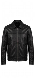 Arvo Mason Trucker Leather Jacket