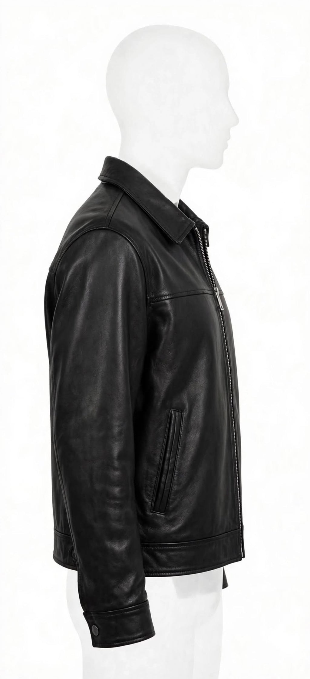 Arvo Mason Trucker Leather Jacket