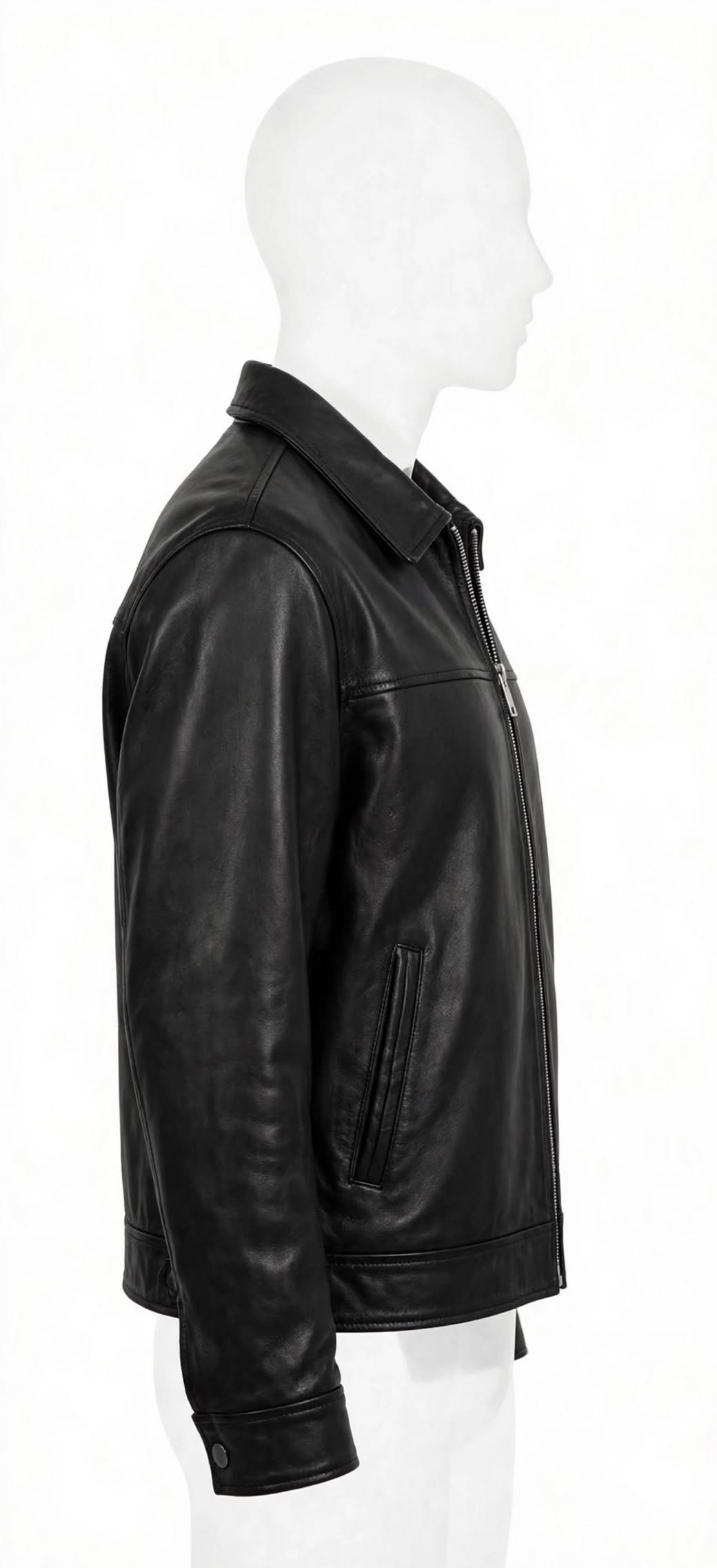 Arvo Mason Trucker Leather Jacket