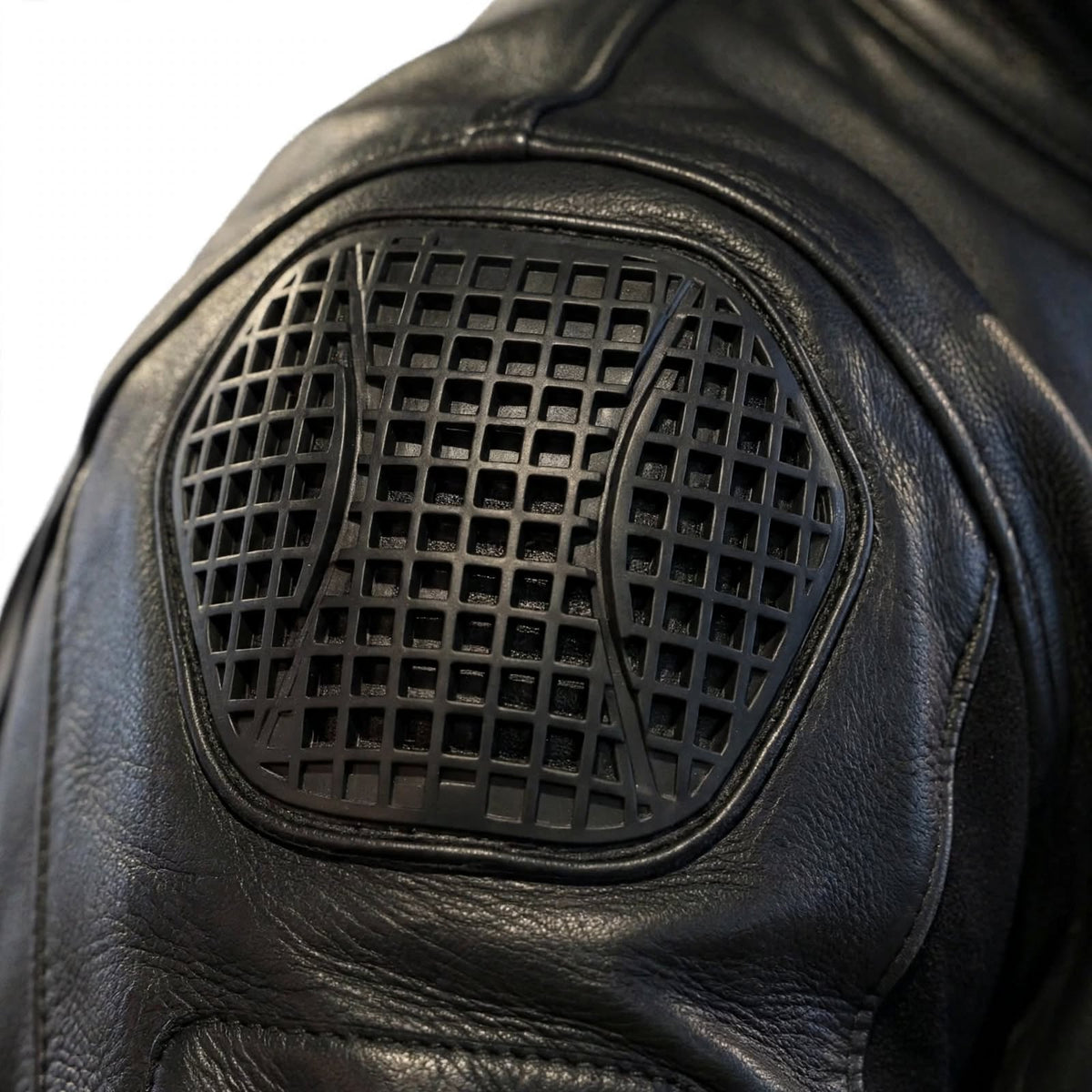 Arvo armored black cowhide motorcycle jacket with CE armor, photo 3