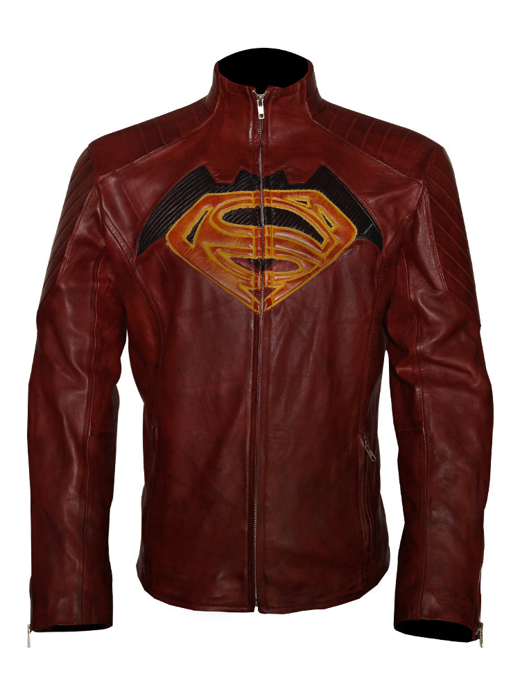 Batman Vs Superman jacket for men, style 2, with padded shoulders