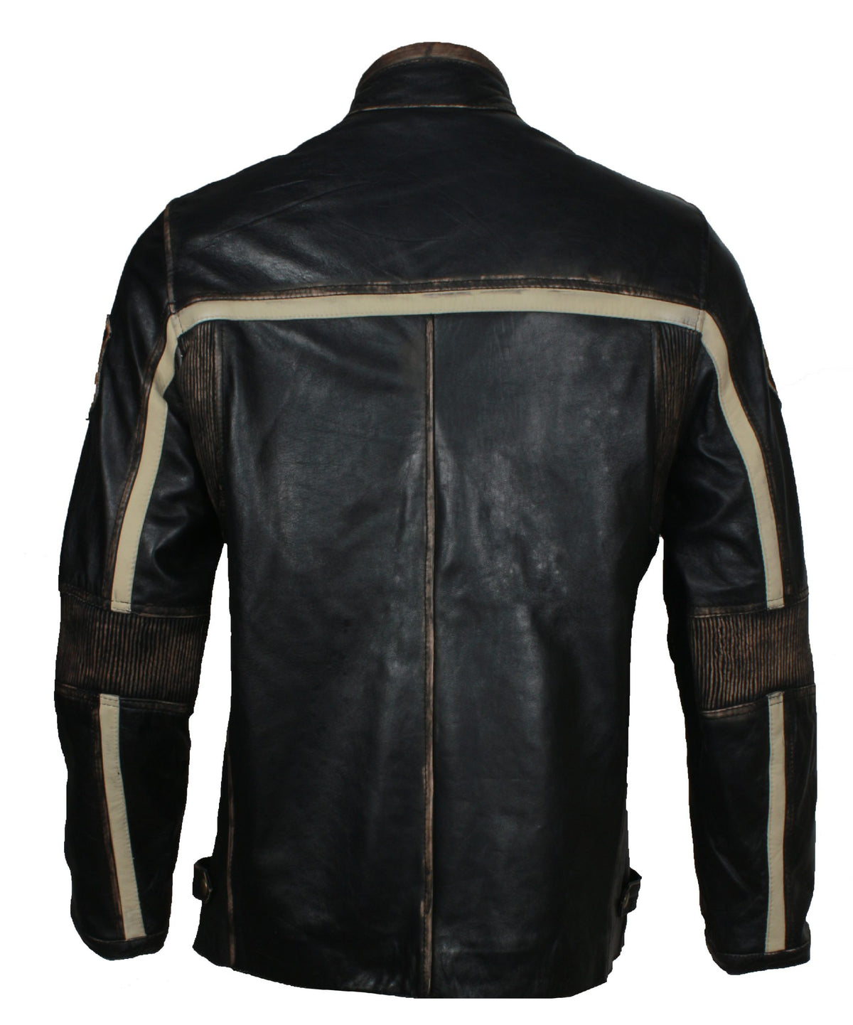 Men's Ride Speed Metal black leather biker jacket, photo 2