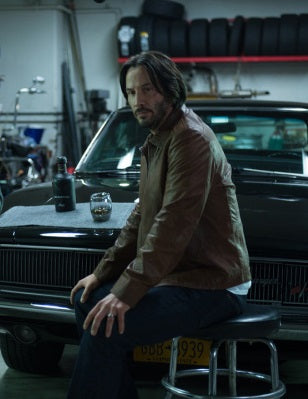 John Wick brown genuine leather jacket for men