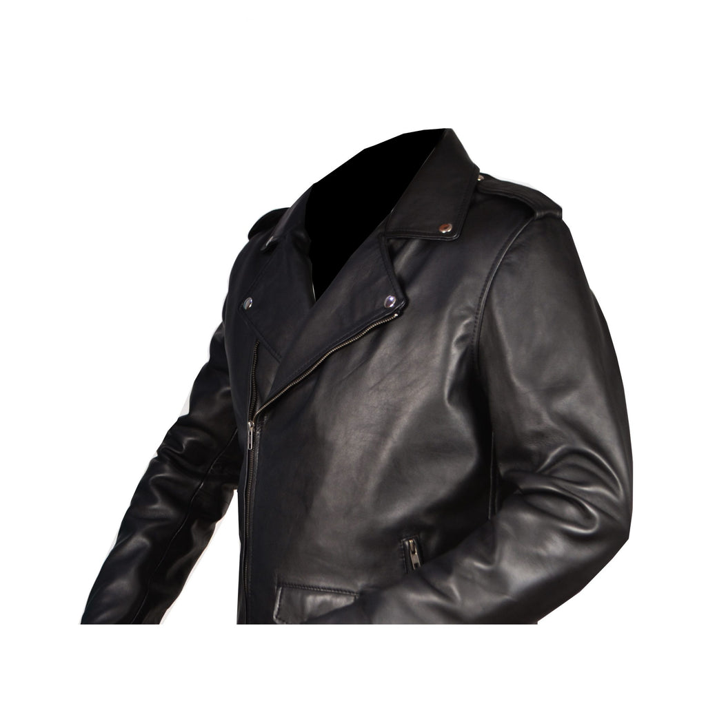 Jughead Jones Southside Serpents black lambskin leather jacket, photo 4