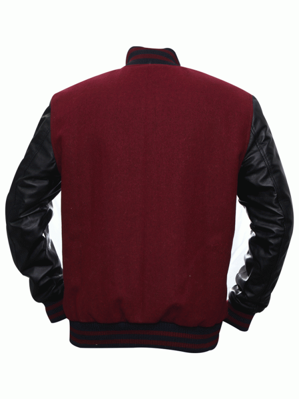 Elvis In Concert maroon and black varsity jacket, photo 2