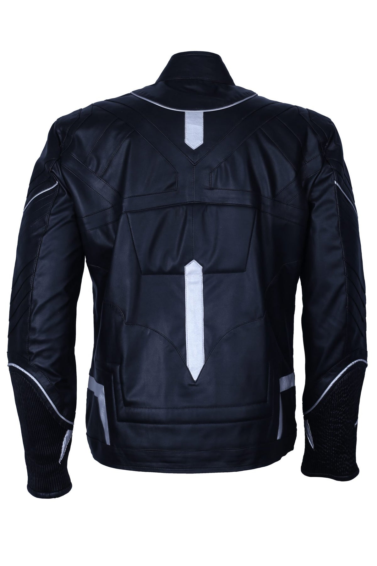 Black Panther black faux leather jacket for men, photo 2
