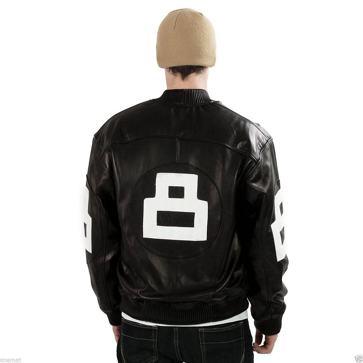Michael Hoban 8 Ball black jacket for men, photo 2