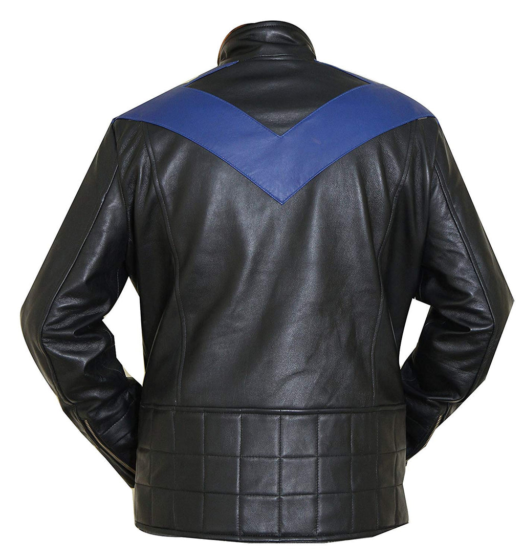 Nightwing black and blue jacket for men, photo 2