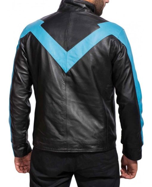 Nightwing Dick Grayson black and blue jacket, photo 3