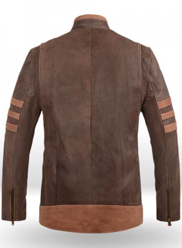 X-Men Wolverine brown genuine leather jacket, photo 2